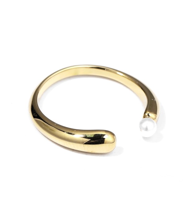 Anillo dorado minimalista