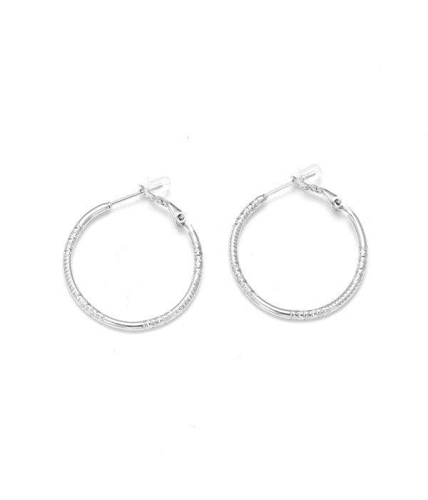 Pendientes de aro con padrones variadas