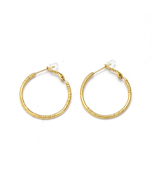 Pendientes de aro con padrones variadas