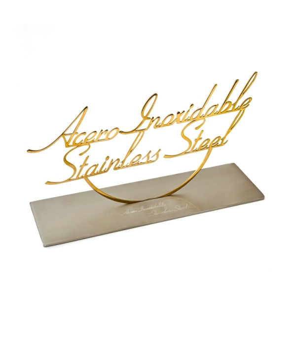 Cartelera de acero 20x10 cm