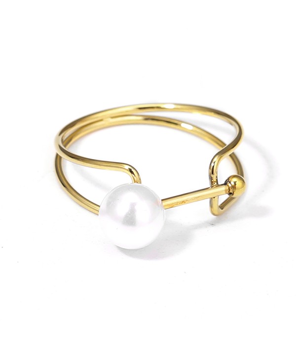 Anillo con perla