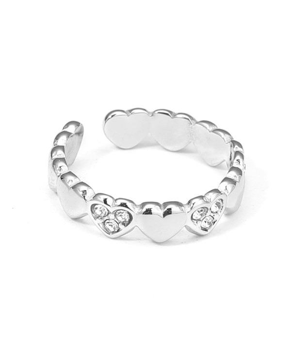 Anillo de aros de corazones 2