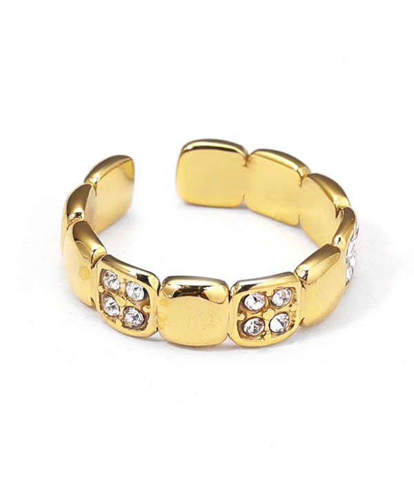 Anillo de aros de cuadrados