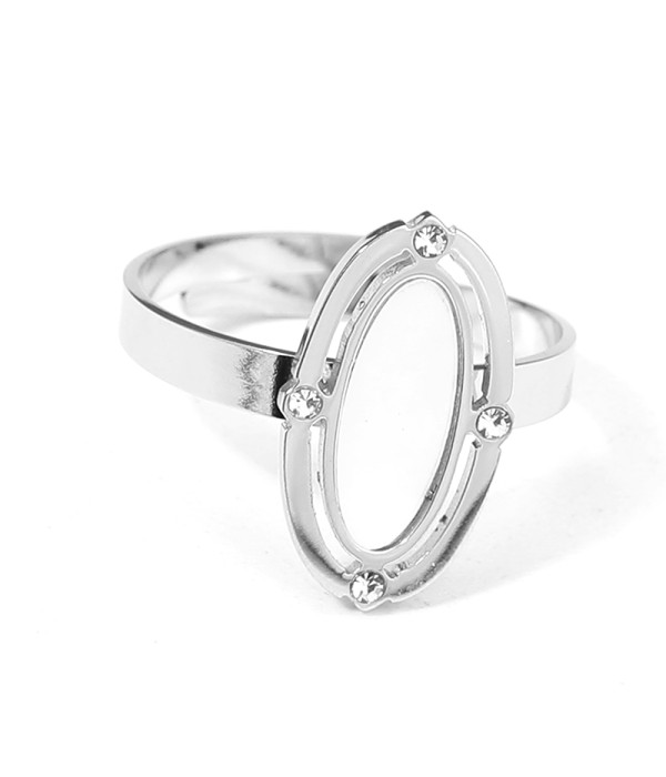 Anillo con doble óvalos