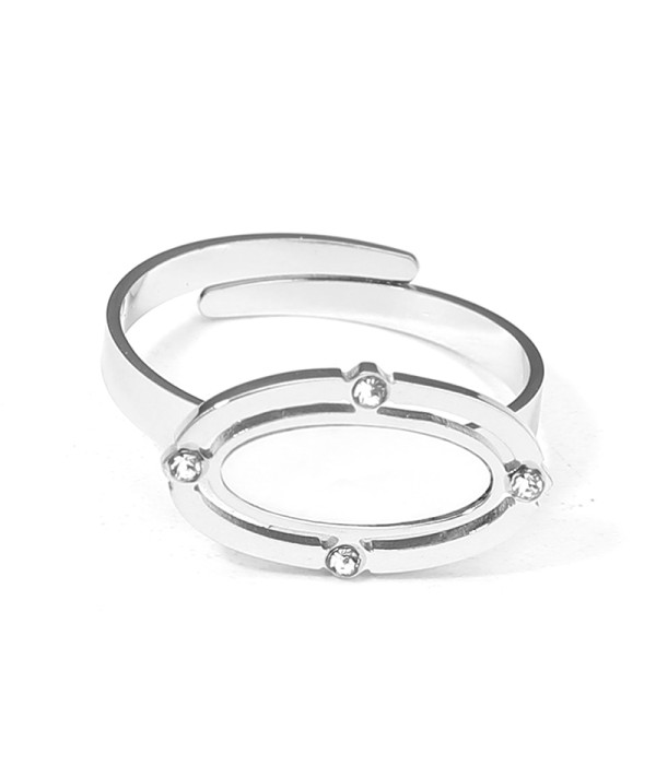 Anillo con doble óvalo