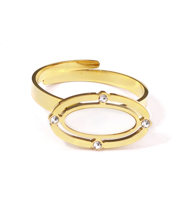 Anillo con doble óvalo