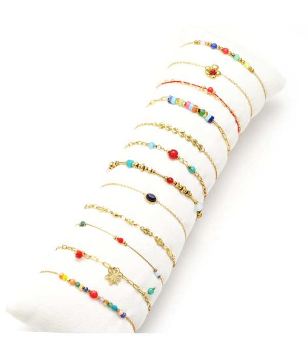 Conjunto de 12 pulseras