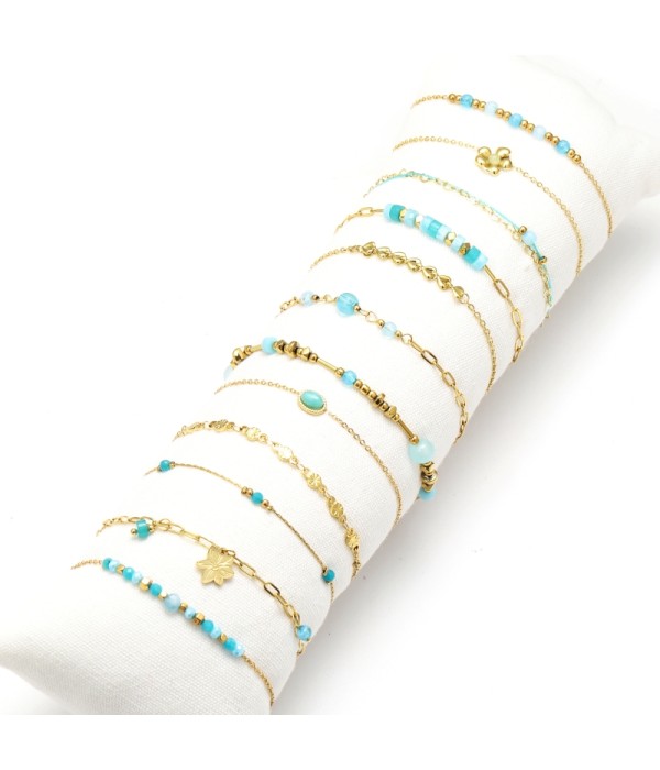 Conjunto de 12 pulseras