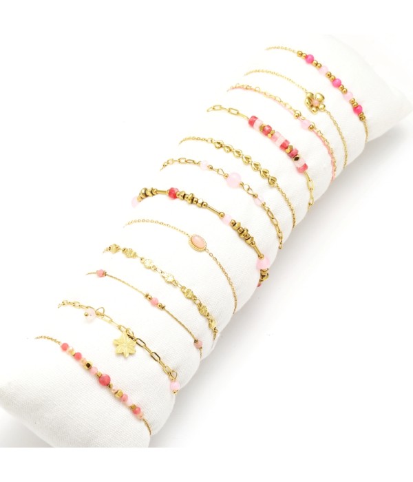 Conjunto de 12 pulseras