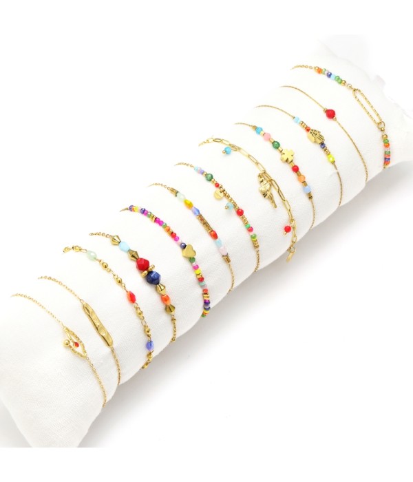 Conjunto de 12 pulseras