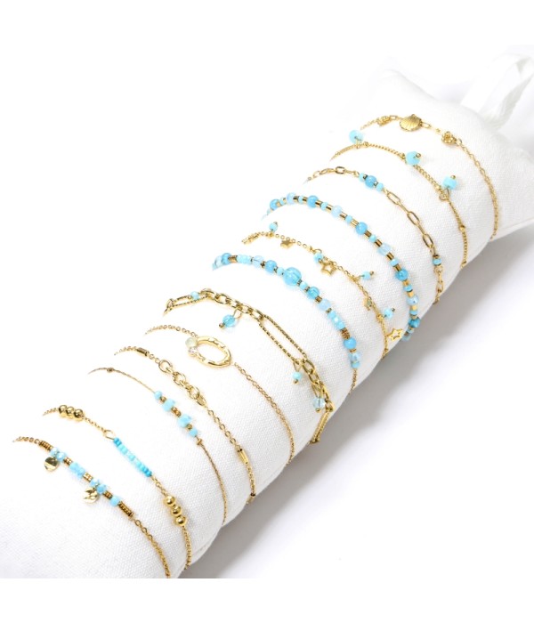 Conjunto de 12 pulseras