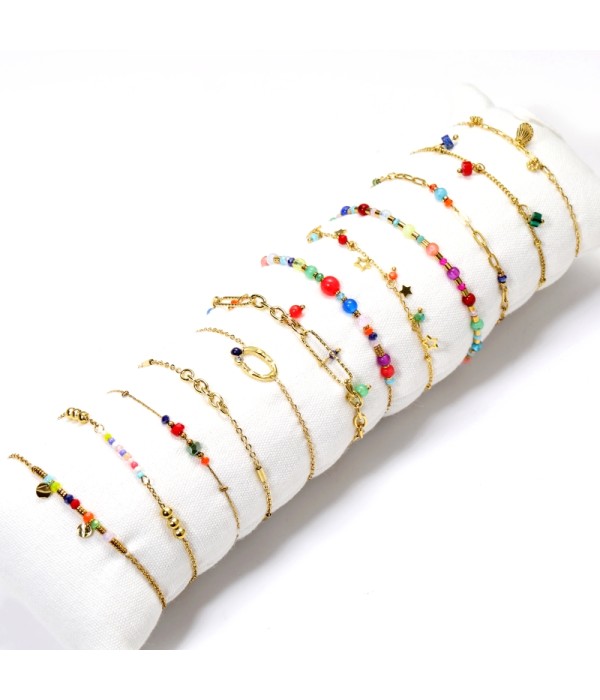 Conjunto de 12 pulseras