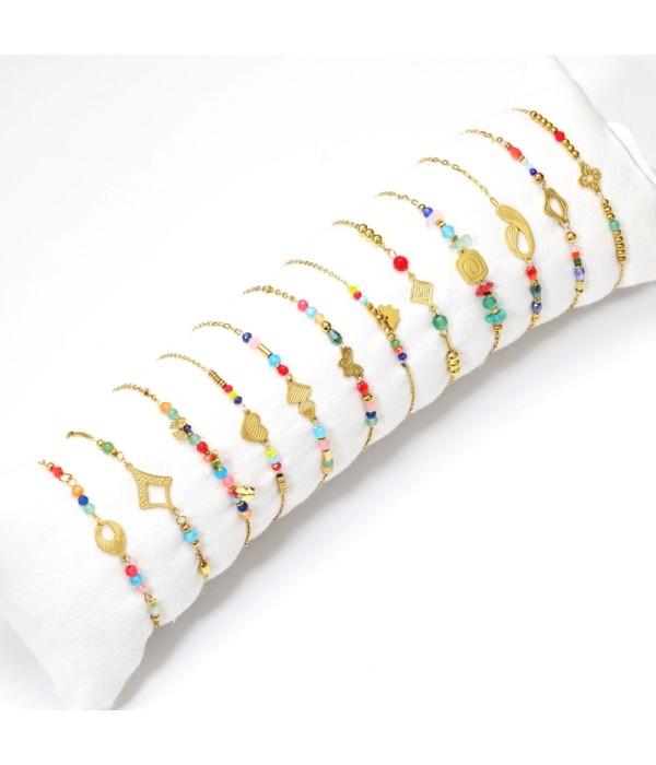 Conjunto de 12 pulseras