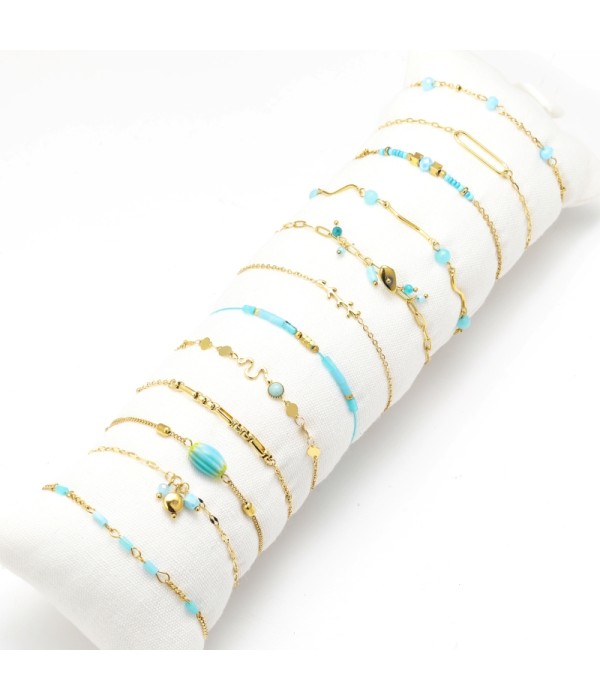 Conjunto de 12 pulseras