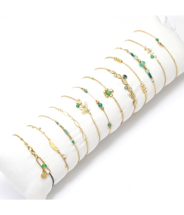 Conjunto de 12 pulseras