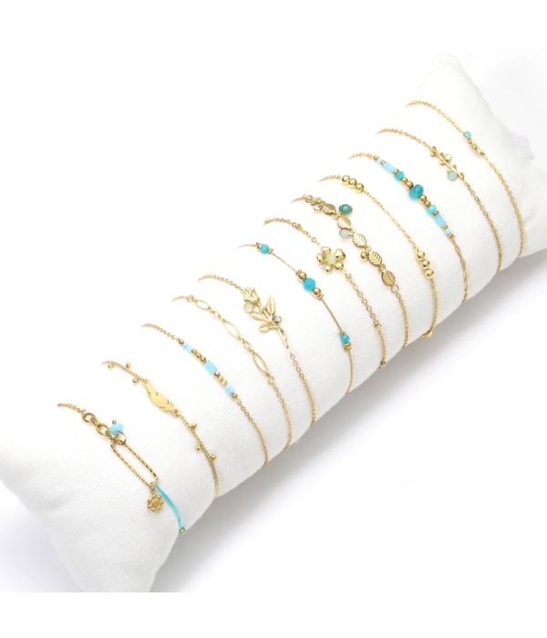 Conjunto de 12 pulseras