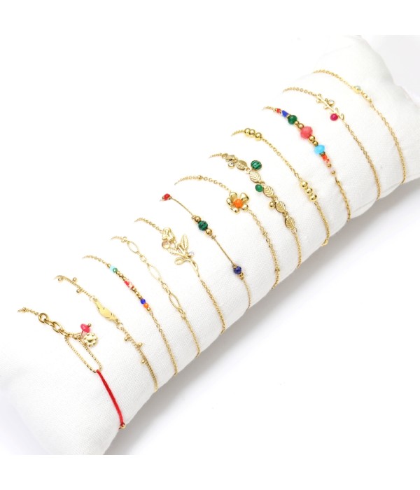 Conjunto de 12 pulseras