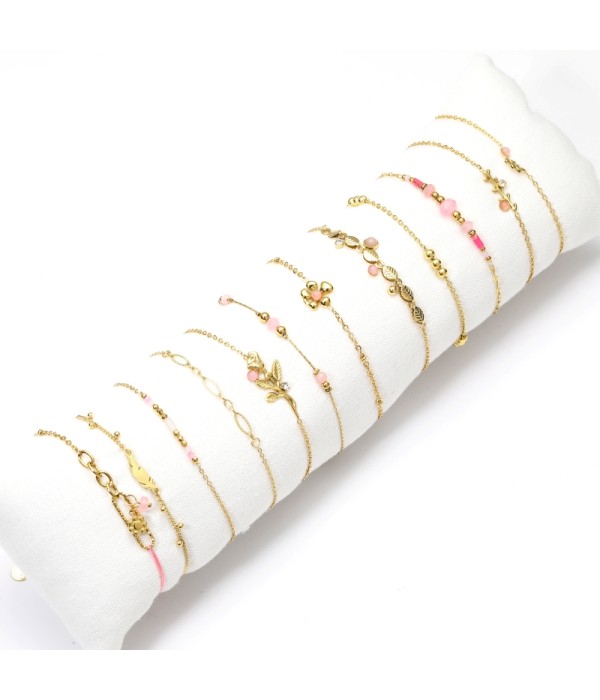 Conjunto de 12 pulseras