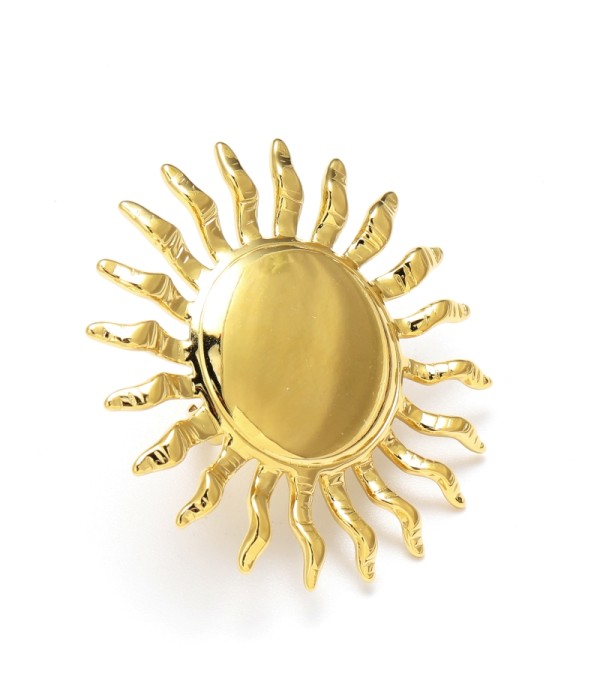 Anillo dorado de sol