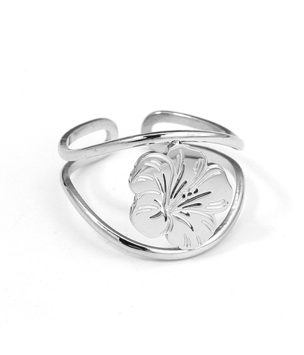 Anillo hibisco calado