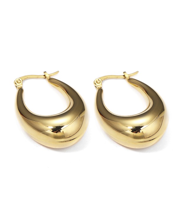 Pendientes dorados tipo gota