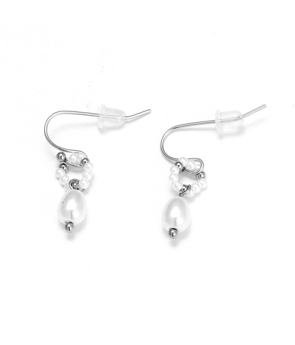 Pendientes con colgantes con perlas 2