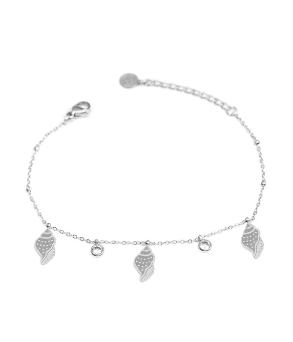 Pulsera con colgantes de caracolas