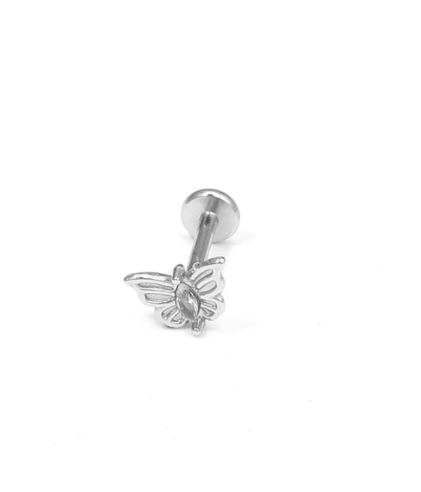 Piercing de oreja mariposa